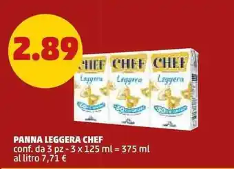 PENNY Panna leggera CHEF offerta