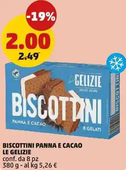 PENNY Biscottini panna e cacao LE GELIZIE offerta