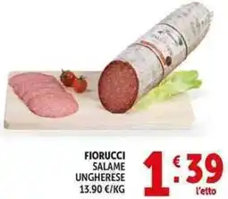 Deco Supermercati Fiorucci salame ungherese offerta