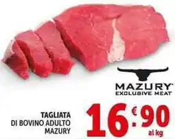 Deco Supermercati Tagliata di bovino adulto mazury offerta