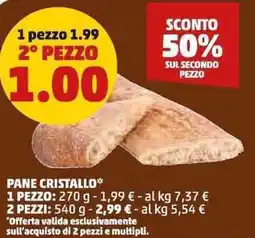 PENNY Pane cristallo offerta