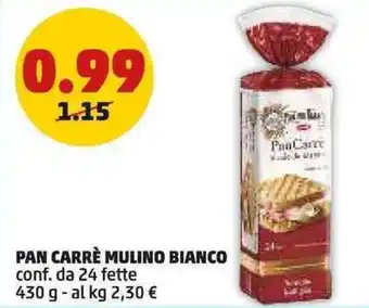 PENNY Pan carré MULINO BIANCO offerta