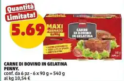 PENNY Carne di bovino in gelatina PENNY offerta