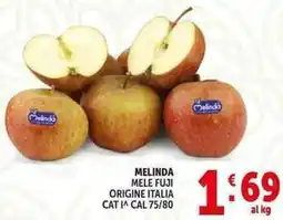 Deco Supermercati Melinda mele fuji origine italia offerta