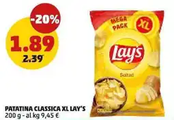 PENNY Patatina classica XL LAY'S offerta
