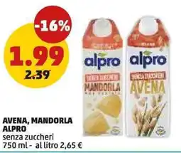 PENNY Avena, mandorla ALPRO offerta