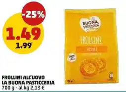 PENNY Frollini all'uovo LA BUONA PASTICCERIA offerta