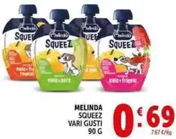 Deco Supermercati Melinda squeez offerta