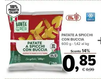 Todis Patate a spicchi con buccia offerta