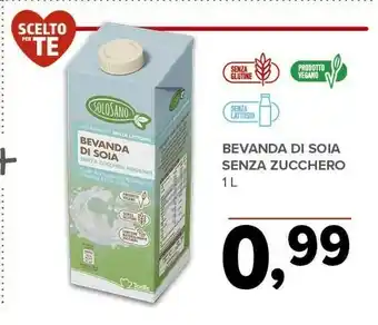 Todis Bevanda di soia 1000 g(ml) offerta