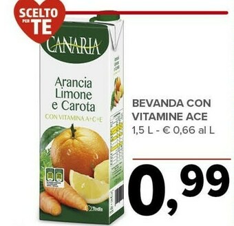 Todis Bevanda con vitamine ace offerta