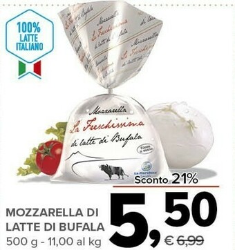 Todis Mozzarella di bufala offerta