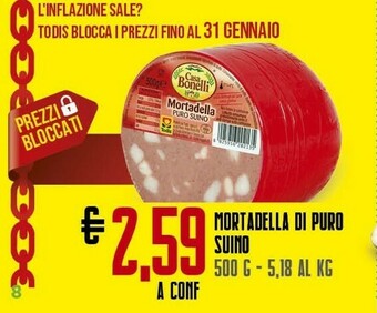 Todis Mortadella offerta