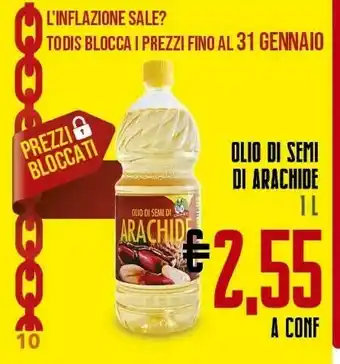 Todis Todis - olio di semi di arachide 1000 g(ml) offerta