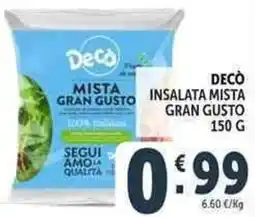 Deco Supermercati Decò insalata mista gran gusto offerta