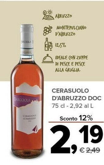 Todis Montepulciano d'abruzzo doc offerta