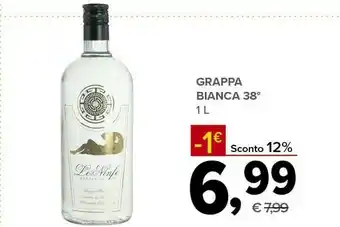 Todis Grappa bianca offerta