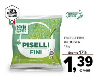 Todis Piselli fini in busta offerta
