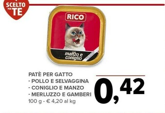 Todis Cibo per gatti offerta