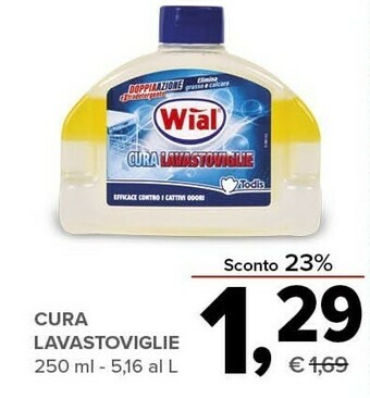 Todis Wial cura lavastoviglie offerta