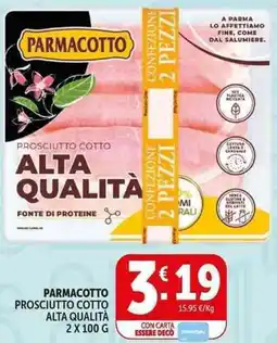 Deco Supermercati Parmacotto prosciutto cotto alta qualità offerta
