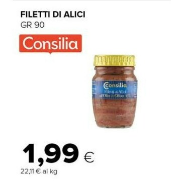 Tigre Filetti di alici offerta