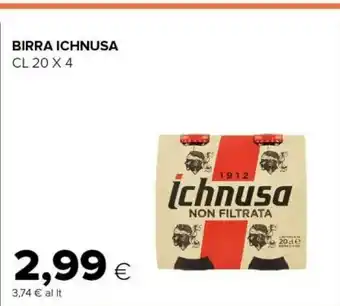 Tigre Ichnusa birra offerta