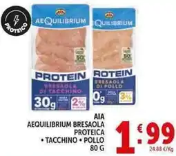 Deco Supermercati Aia aequilibrium bresaola proteica offerta