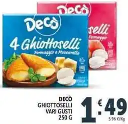 Deco Supermercati Decò ghiottoselli offerta