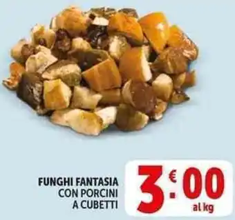 Funghi fantasia con porcini a cubetti