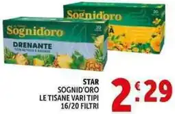 Deco Supermercati Star sognid'oro le tisane offerta