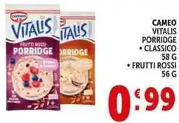 Deco Supermercati Cameo vitalis porridge offerta