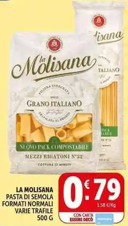 Deco Supermercati La molisana pasta di semola formati normali offerta