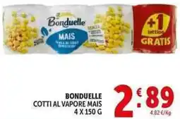 Deco Supermercati Bonduelle cotti al vapore mais offerta