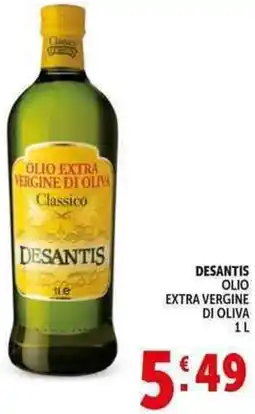 Deco Supermercati Desantis olio extra vergine di oliva offerta
