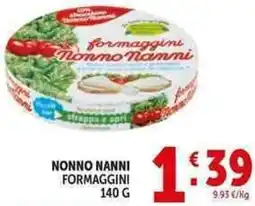 Deco Supermercati Nonno nanni formaggini offerta