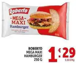 Deco Supermercati Roberto mega maxi hamburger offerta
