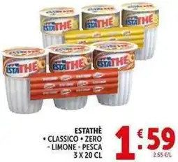 Deco Supermercati Estathè classico zero offerta