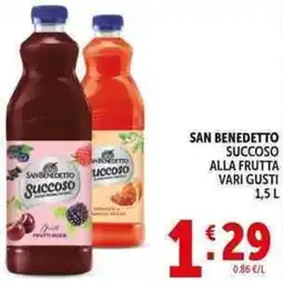 Deco Supermercati San benedetto succoso alla frutta offerta