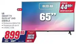 Trony LG SMART TV OLED 65" UHD 65B4ELA offerta