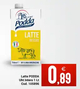 Centro Cash Latte PODDA Uht Intero offerta