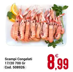 Centro Cash Scampi Congelati 17/20 offerta