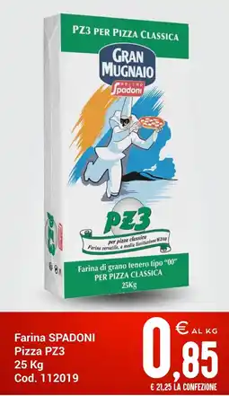 Centro Cash Farina SPADONI Pizza PZ3 offerta
