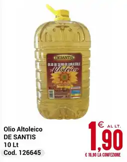 Centro Cash Olio Altoleico DE SANTIS offerta