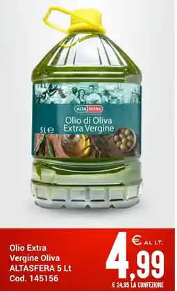Centro Cash Olio Extra Vergine Oliva ALTASFERA offerta