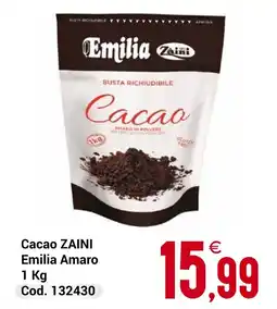 Centro Cash Cacao ZAINI Emilia Amaro offerta