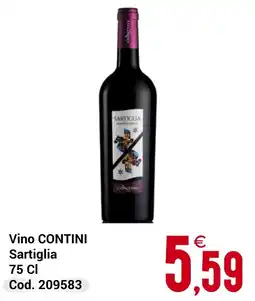 Centro Cash Vino CONTINI Sartiglia offerta