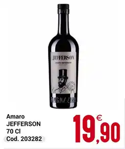 Centro Cash Amaro JEFFERSON offerta