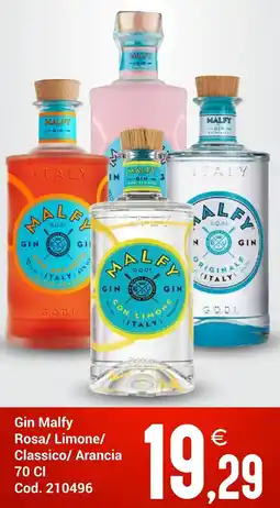 Centro Cash Gin Malfy offerta