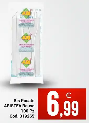 Centro Cash Bis Posate ARISTEA Reuse offerta